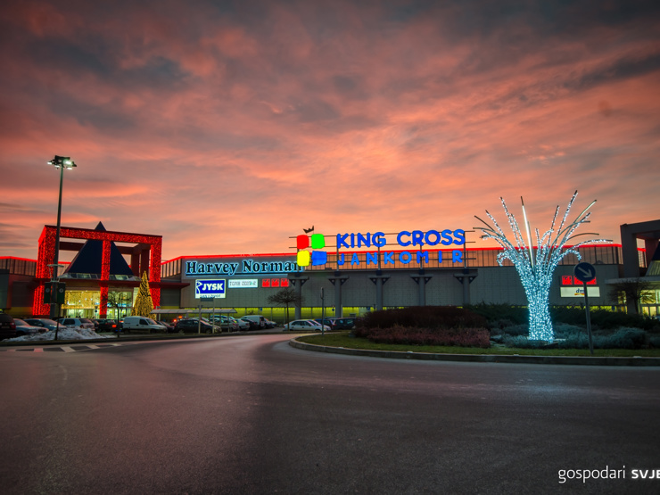 Außenansicht Shoppingcenter King Cross Zagreb