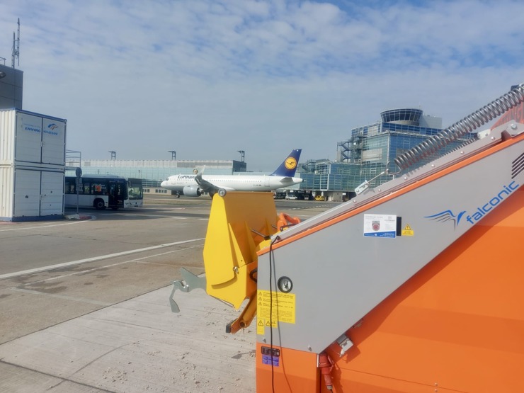 BioCubePress am Flughafen Frankfurt